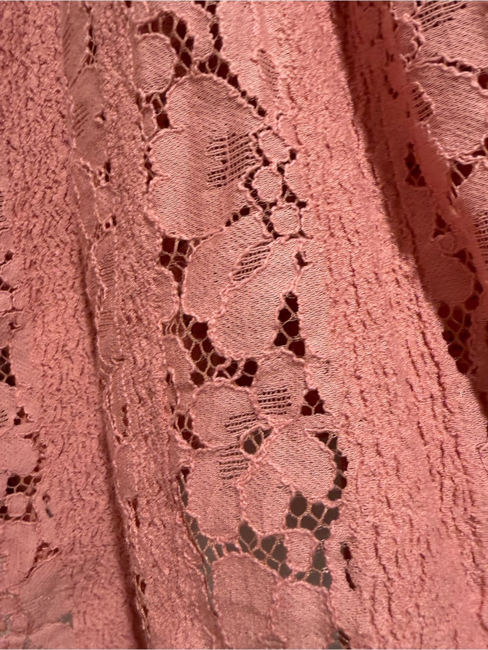 Free People Rose Lace Peasant Top Size Medium - Picture 6 of 6